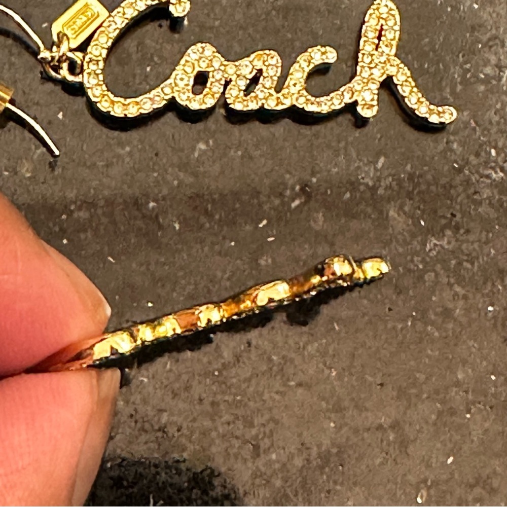 Coach Signature Earrings - Picture 5 of 7